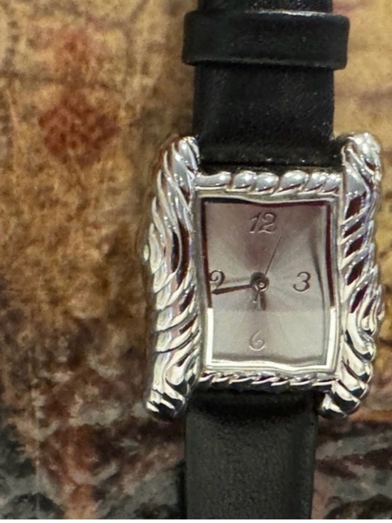Vintage Angela Cummings Studio Wavy Tank Watch 925 Sterling‎ Silver with case main image 7